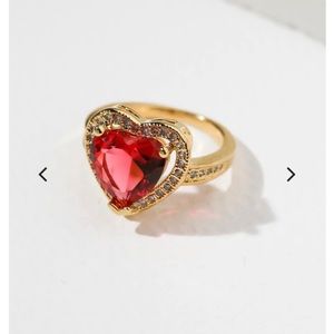 Vanessa Mooney “The Cherry Heart” Ring